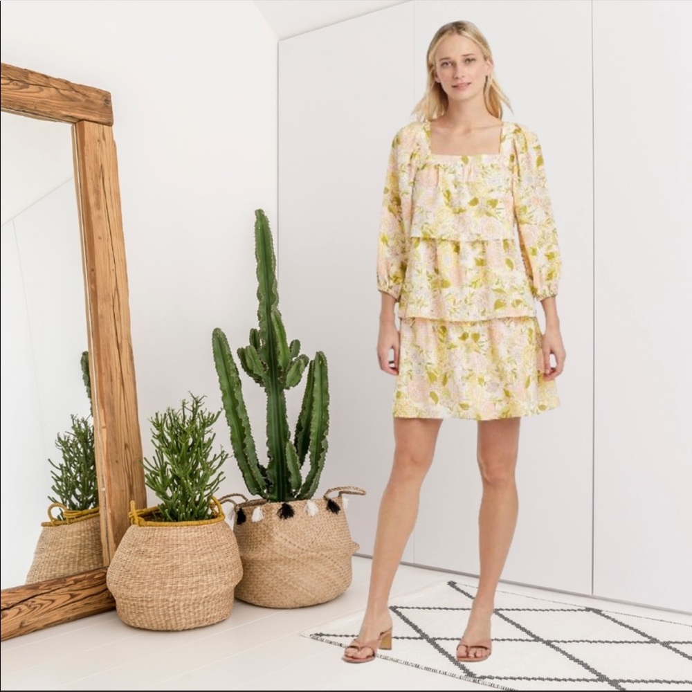 Floral green and pink dress🌵